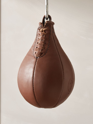 Heritage Brown Leather Boxing Speed Ball