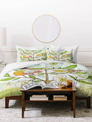 Cori Dantini Community Tree Lightweight Duvet Cover - Deny Designs®