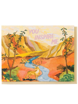 Inspiring Deer Card