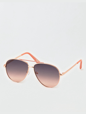 Aeo Metal Aviator Sunglasses