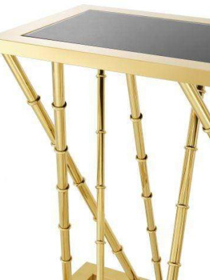 Eichholtz Cristiano Console Table - Gold & Black