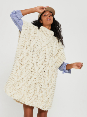 Mountain Cable Poncho