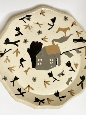 House On A Hill Plate