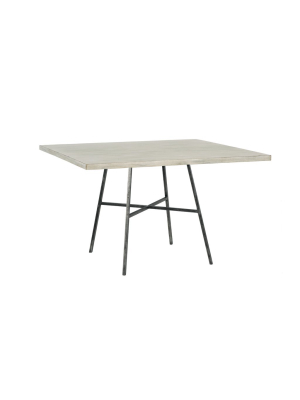 Spencer Square Dining Table In Beachwood Design By Redford House