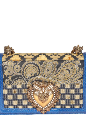 Dolce & Gabbana Devotion Patterned Shoulder Bag