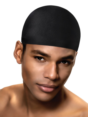 Annie Spandex Black Skull Cap