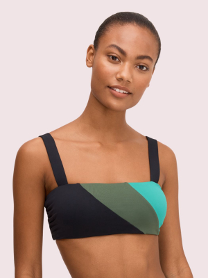 Colorblock Reversible Bikini Top