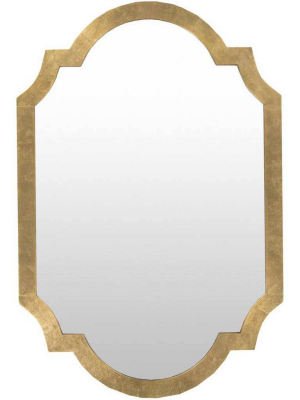 Paris Aged Gold Wall Mirror