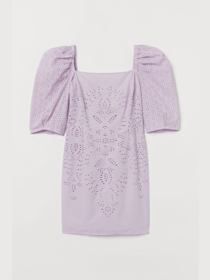 Eyelet Embroidery Dress