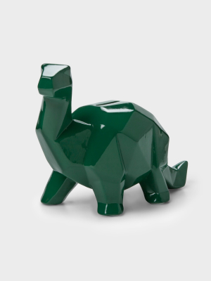 Dinosaur Decorative Coin Bank Green - Pillowfort™