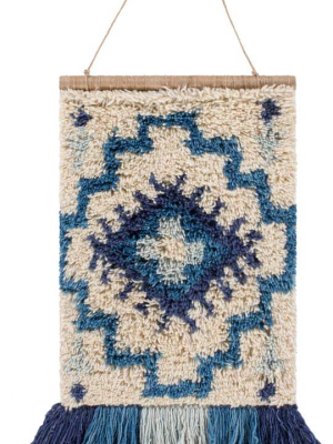 Safura Wall Hanging Denim/sky Blue/cream