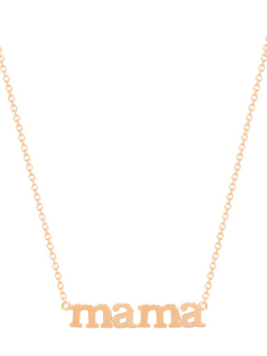 Mama Necklace - Rose Gold