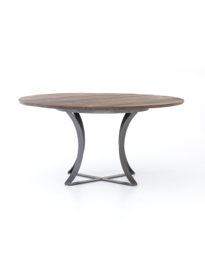 Gage 60" Dining Table In Tanner Brown