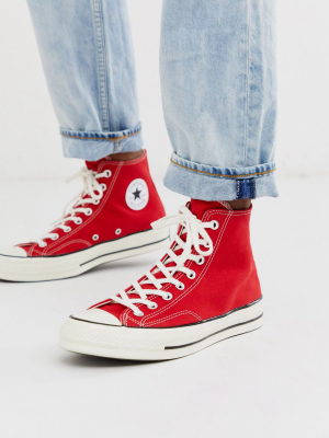 Converse Chuck 70 Hi Sneakers In Red