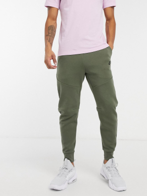 Nike Tech Fleece Sweatpants In Khaki