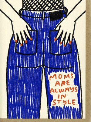 Card, Mom Jeans