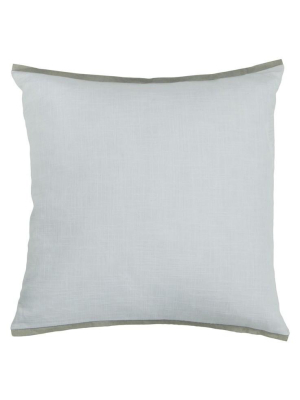 Handmade Contemporary Pillow, White