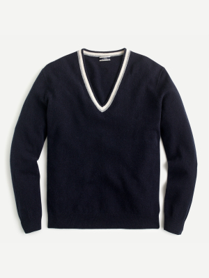 Oversized Cashmere V-neck Sweater