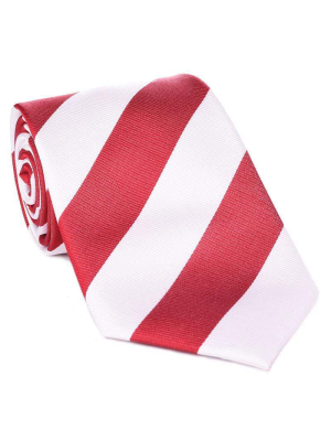Crimson & White Collegiate Tie