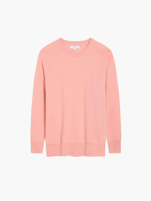 Mellow-rose Cashmere Slouchy Sweater