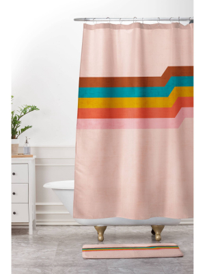 Holli Zollinger Aazura Shower Curtain Pink - Deny Designs