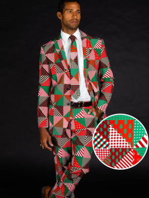 The Bonus Room Quickie | Patchwork Christmas Tree Suit