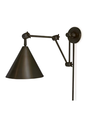 Zig-zag Task Sconce (oil Rubbed Bronze)