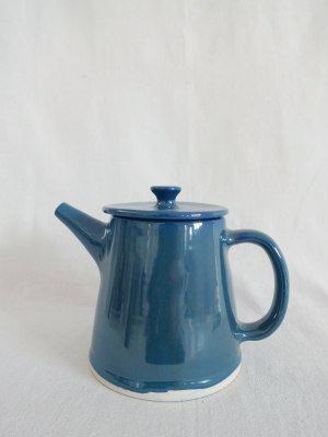 Mervyn Gers Teapot In Blue Glaze