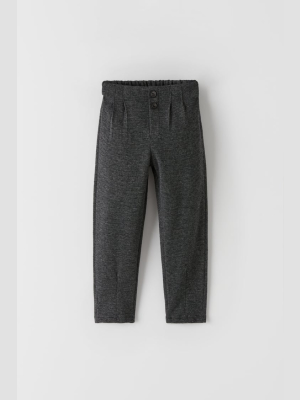 Buttoned Slouchy Pants