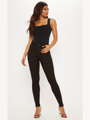 Tall Black Super Stretch Skinny Jeans