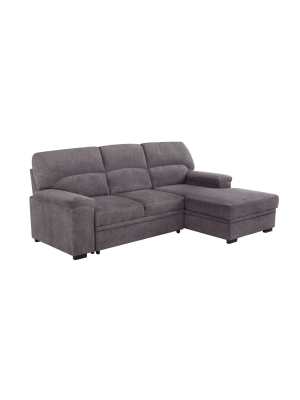 Tampa Sectional Sofa Ash Gray - Serta