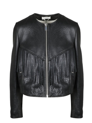 Isabel Marant Étoile Kirk Fringed Leather Jacket