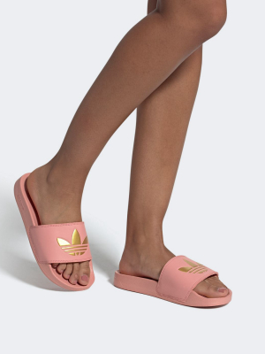 Adidas Originals Adelitte Lite Slides In Pink