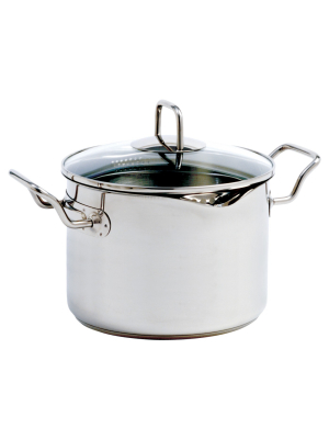 Norpro 660 Krona Stainless Steel 7.5 Quart Vented Cooking Pot With Straining Lid