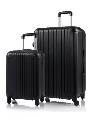 Champs 2-piece Tourist Hardside Luggage Set