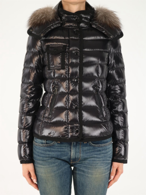 Moncler Fur Trimmed Padded Jacket