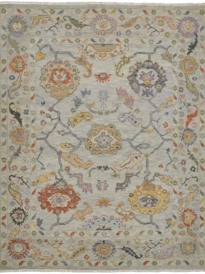 Feizy Karina Luxe Hand Knot Botanical Rug - Multi-colored - Available In 7 Sizes