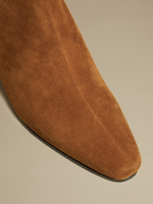 The Saratoga Boot In Caramel Suede