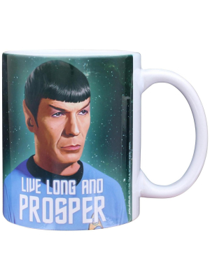 Nmr Distribution Star Trek Live Long Spock 11oz Boxed Ceramic Mug