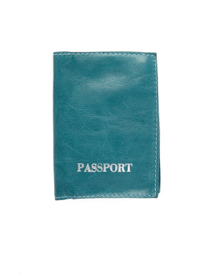 Passport Cover - Bermuda Blue