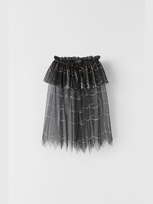 Tulle Spider Cape