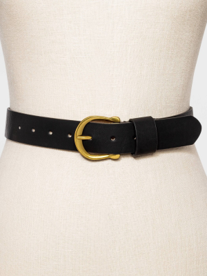 Women's Solid Horseshoe Belt - Universal Thread™