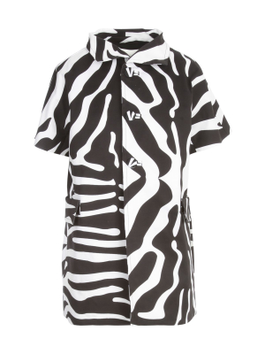 Dsquared2 Zebra Printed Short Sleeve Jacket