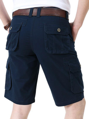 Pologize™ Double Pocket Cotton Shorts