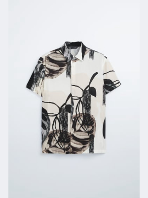 Leaf Print Shirt