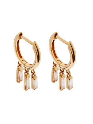 Hug Baguette Hoops Y-d