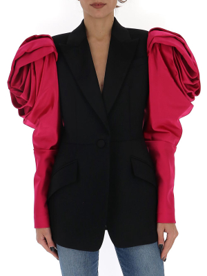 Alexander Mcqueen Rose Shaped Shoulder Jacket