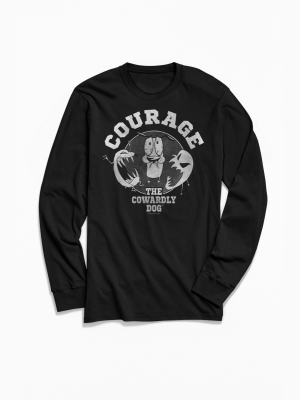 Courage The Cowardly Dog Long Sleeve Tee