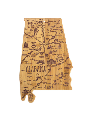 Totally Bamboo Destination Alabama Serving And Cutting Board