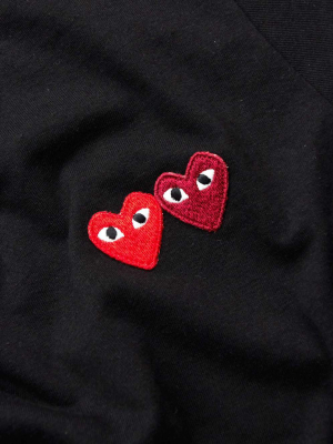 Double Heart Patch T-shirt